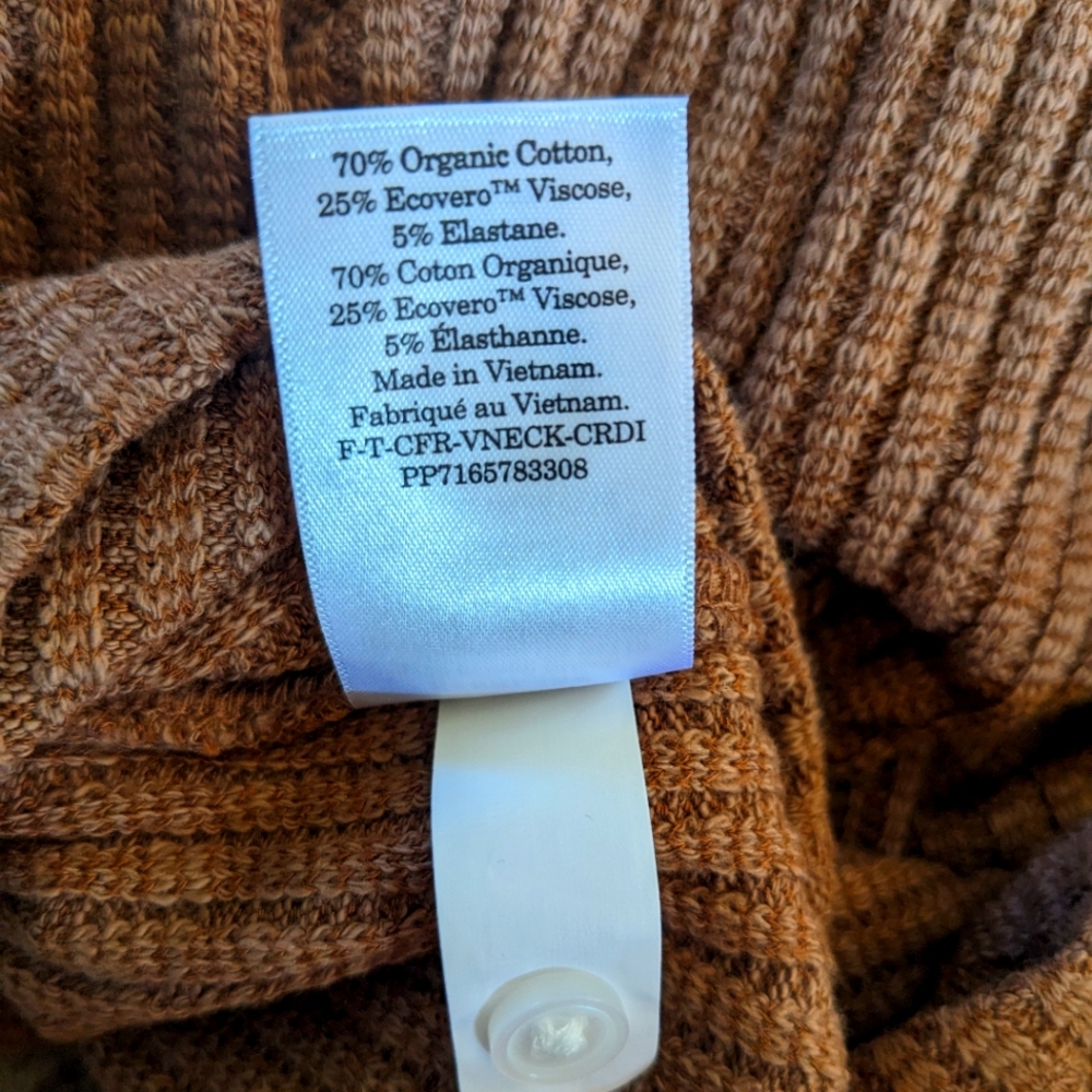 Everlane Brown Ribbed Cardigan - Picture 6 of 6